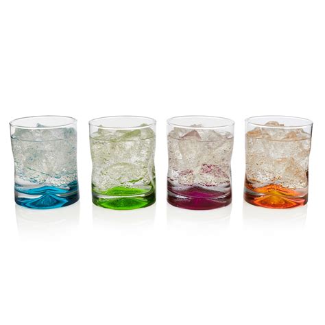 Libbey Impressions Colors Rocks Glasses, Set of 4 - Walmart.com ...