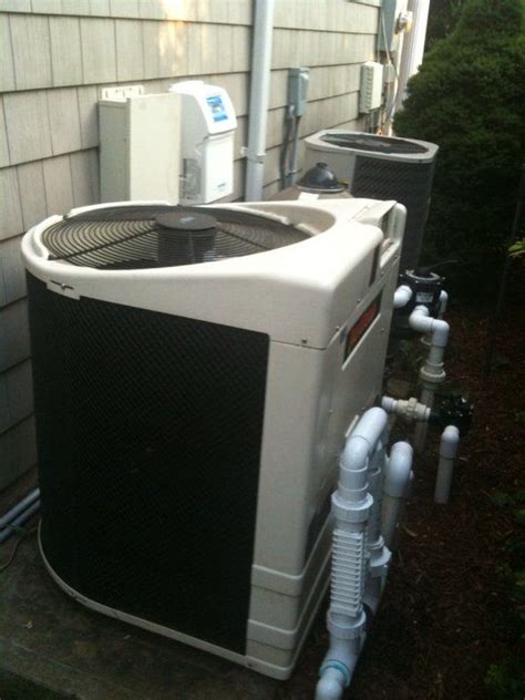 Aerotemp heat pump installed by Pooltech | Swimming pools, Vinyl liners ...