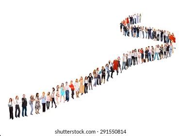 Business Idea Very Long Line Stock Photo 291550814 | Shutterstock