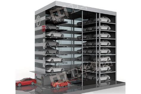 Automated Parking System with Vertical Lift