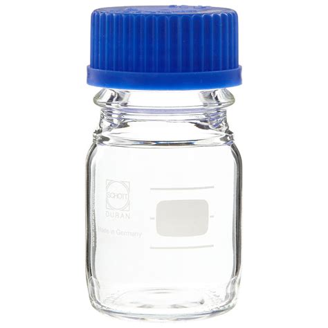 Schott CLS-1172-100 Glass Media Bottles, 100mL, GL-45, Blue Cap, Schott, case/10