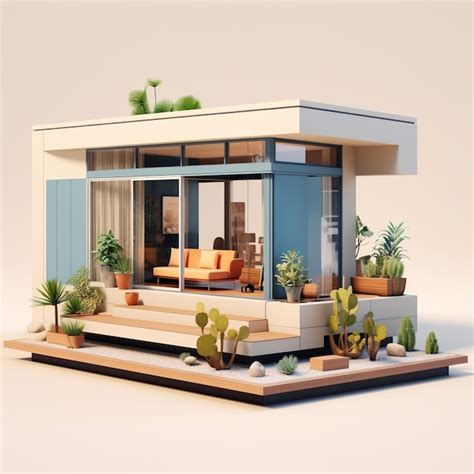 Premium AI Image | 3D home interior design