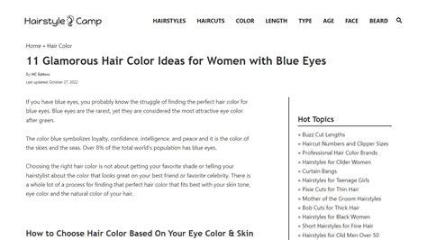 hair colors for fair skin blue eyes – Beauty Tips