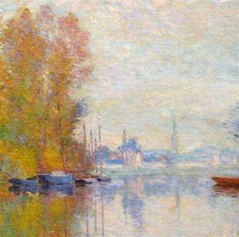 Autumn on the Seine by Claude Monet Giclee Canvas Art Print - Etsy