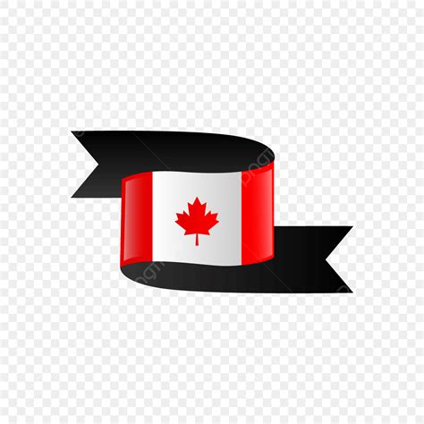 Canada Flag Vector Art PNG, Canada Flag Label Banner Design Vector, Canada Flag, Canada Flag Png ...