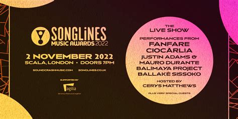 Songlines Music Awards 2022: THE LIVE SHOW | Songlines