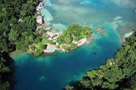 Blue waters of Portlands Blue Lagoon