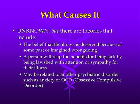 PPT - Hypochondriasis Disorder PowerPoint Presentation, free download ...