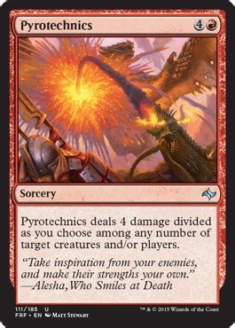 Pyrotechnics MtG Art from Fate Reforged Set by Matt Stewart - Art of Magic: the Gathering