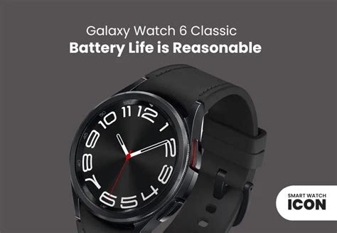 Galaxy Watch 6 Classic : Battery Life Could be Better – Smart Watch Icon