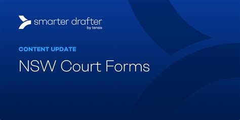 NSW Court Forms added to Smarter Drafter