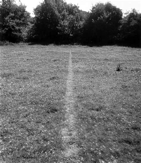 richard long - a line made by walking, 1967 | Richard long, Land art, Installation art