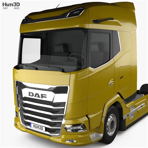 DAF XG FT Tractor Truck 2-axle 2024 3D model - Download Truck on 3DModels.org