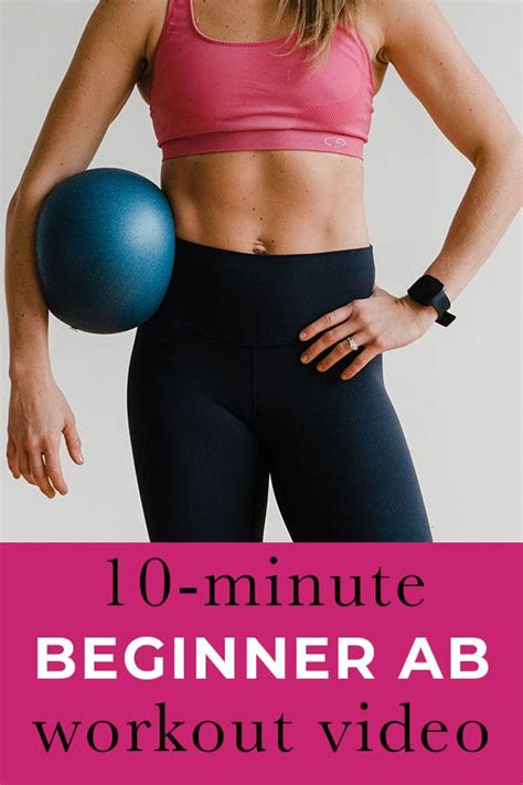 10-Minute Beginner Ab Workout (Video) | Nourish Move Love