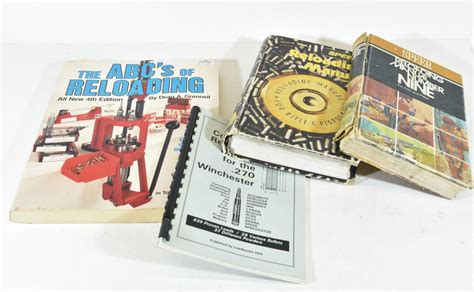 Lot of Reloading Manuals - Landsborough Auctions