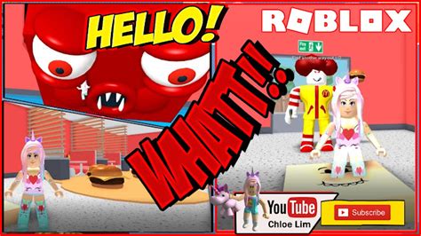 Roblox Escape the Mcdonalds Obby Gameplay! Ronald McDonald went CRAZY ...