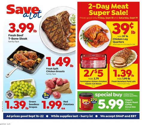 SAVE A LOT WEEKLY AD CIRCULAR - VALID 09/16-09/22/2020 | Fresh beef, Food, Frozen bag