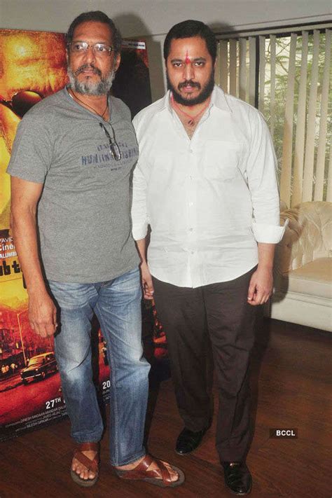 Nana Patekar with his son Malhar Patekar during the promotion of film ...