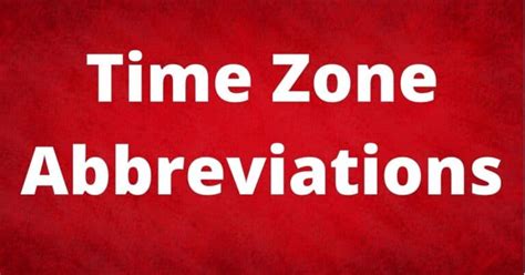 Time Zone Abbreviations - WorldClock.com - Local Time, Weather, Statistics.