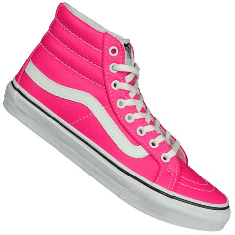 Vans SK8 HI Woman Sneaker VQG37MO (neon leather/pink) | Fun-Sport-Vision