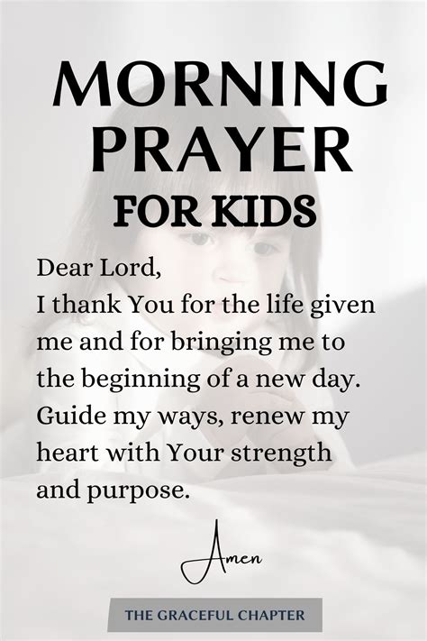 A simple morning prayer for kids 朝の祈り, 祈り, Dios