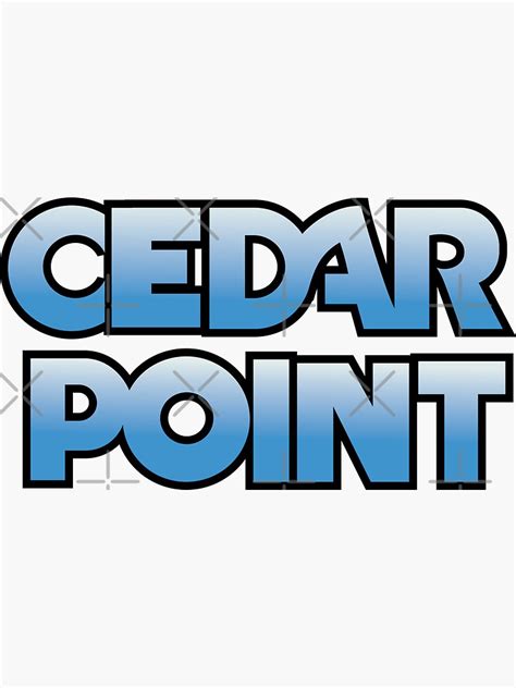 "Cedar Point Old Logo" Sticker for Sale by carowindsfanson | Redbubble