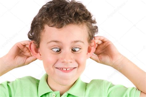 Child making silly faces — Stock Photo © Xalanx #2250765