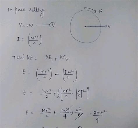 27. A uniform solid cylinder is rolling on a horizontal surface without ...