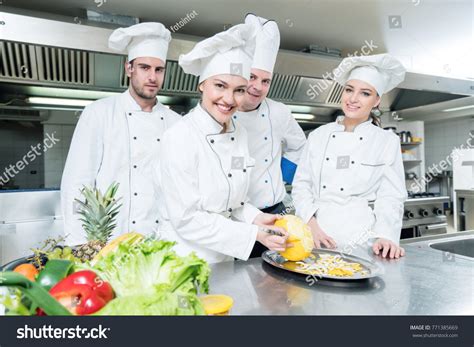 Chef Kitchen Staff Teamwork Stock Photo 771385669 | Shutterstock