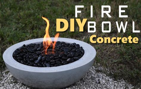 DIY Concrete Fire Bowl