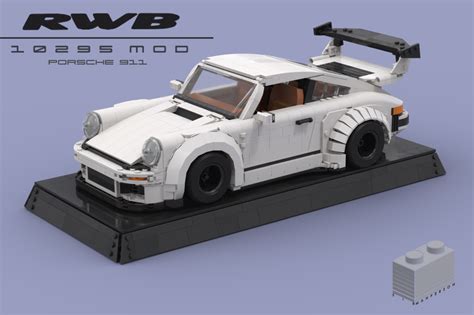 LEGO MOC Creator 10295 RWB Porsche 911 Mod by SirManperson | Rebrickable - Build with LEGO