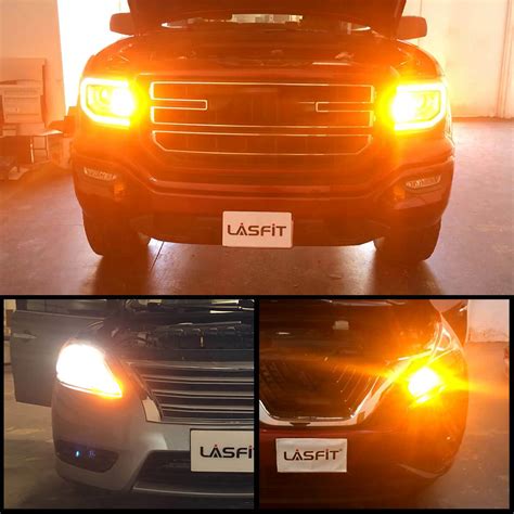 LASFIT 7440 LED Front Turn Signal Amber Canbus Ready for Chevy Bolt EV ...