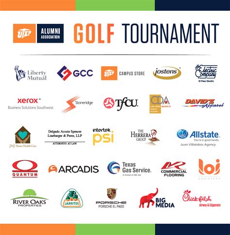 Golf Tournament 2019 Sponsors - The University of Texas at El Paso