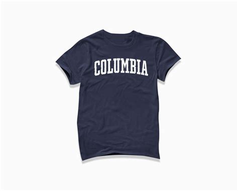 Columbia Shirt: Columbia T-shirt / College Style T Shirt / - Etsy