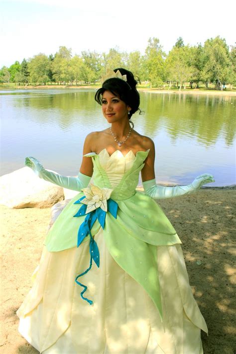 The Princess and the Frog Tiana Cosplay Princess Dress Costume Cosplay