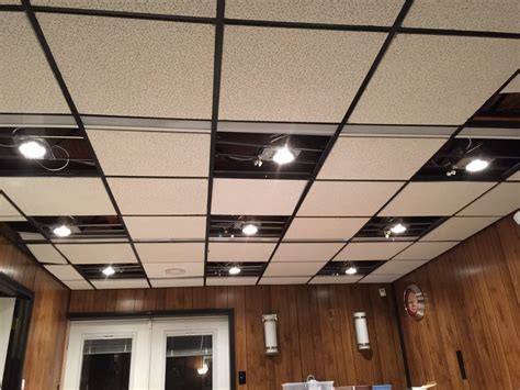 DIY Recessed Lighting Installation in a Drop Ceiling (Ceiling Tiles) - Prep Work - Super NoVA ...