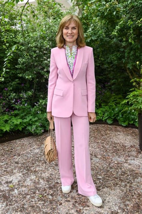 Fiona Bruce looks gorgeous in pink suit at the RHS Chelsea Flower Show 2023