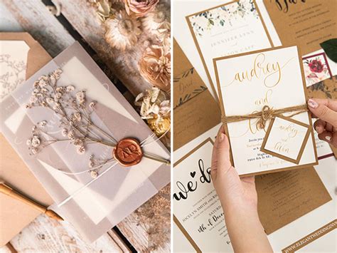 Super Guides for Trending Rustic Wedding Invitations to Save Your ...