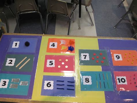 Science table - counting and textures | Preschool science activities, Preschool science, School ...