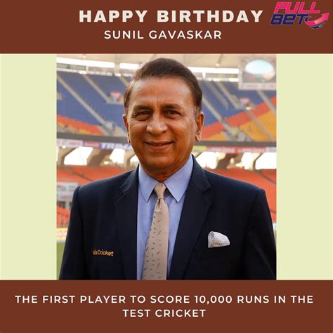 HAPPY BIRTHDAY Sunil Gavaskar... - Sneha "The Sports Guru"