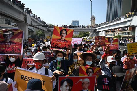 Myanmar protesters stage biggest rallies since troop deployments