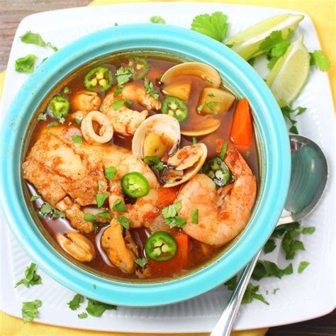 Caldo de Mariscos (Mexican Seafood Soup) | Recipe | Mexican seafood soup recipe, Seafood soup ...