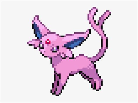 Espeon - Espeon Pixel Art Gif - Free Transparent PNG Download - PNGkey