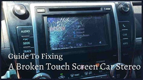 How To Fix A Touch Screen Car Stereo [Broken & Unresponsive]