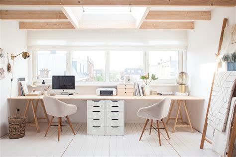 36 Inspirational Home Office Workspaces That Feature 2 Person Desks