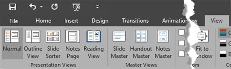 Views in PowerPoint 2016 for Windows