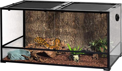 Amazon.com : REPTIZOO Large Reptile Terrarium 120 Gallon, Tall & Wide ...