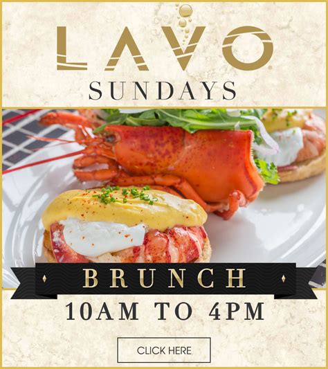 Lavo Brunch Sundays at LAVO Party Brunch on Sunday, November 1 | Galavantier