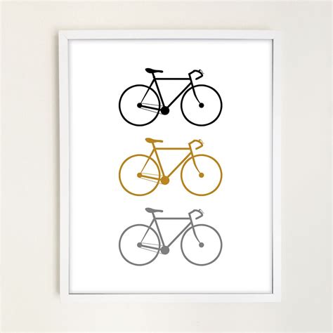 Bicycle Print Bicycle Art Bike Print Black and White Wall Decor ...