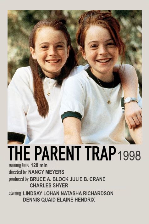 THE PARENT TRAP POSTER by me | Movie posters minimalist, Iconic movie posters, Film posters vintage